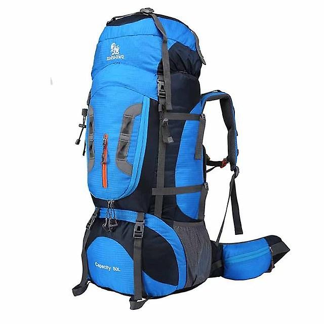 XJ241226 80L Waterproof Travel Backpack For Men Large Hiking