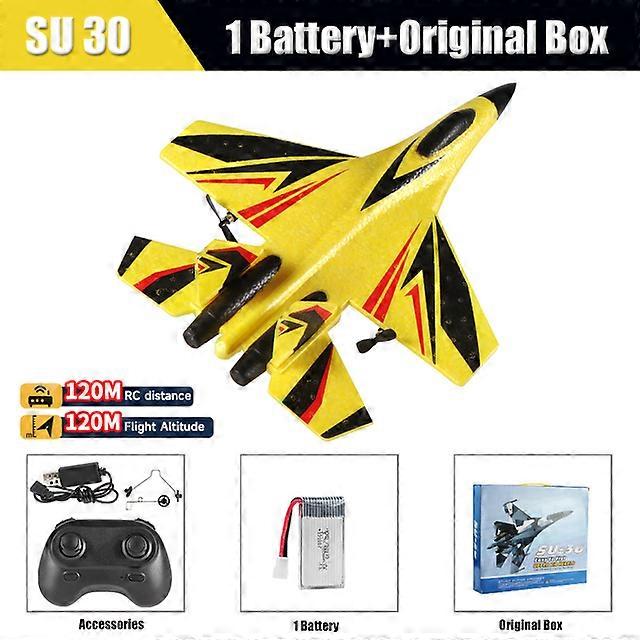 Rc Plane SU 57 Radio Controlled Airplane with Light Fixed Wing Hand Throwing Foam Electric Remote Control Plane Toys for Kids