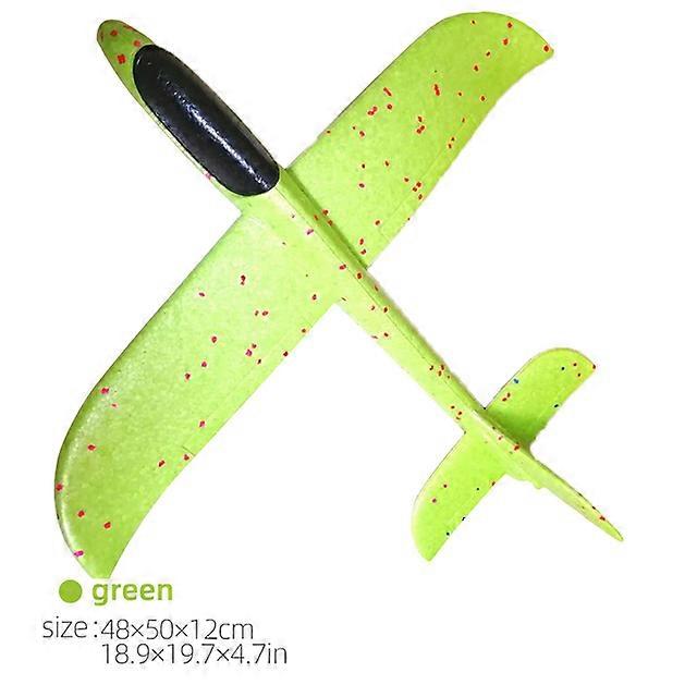 50CM Big LED Flash Glider Foam Plane Hand Throw Light Inertial AirPlane EPP Outdoor Launch Fun of Kids Toys for Children Gift