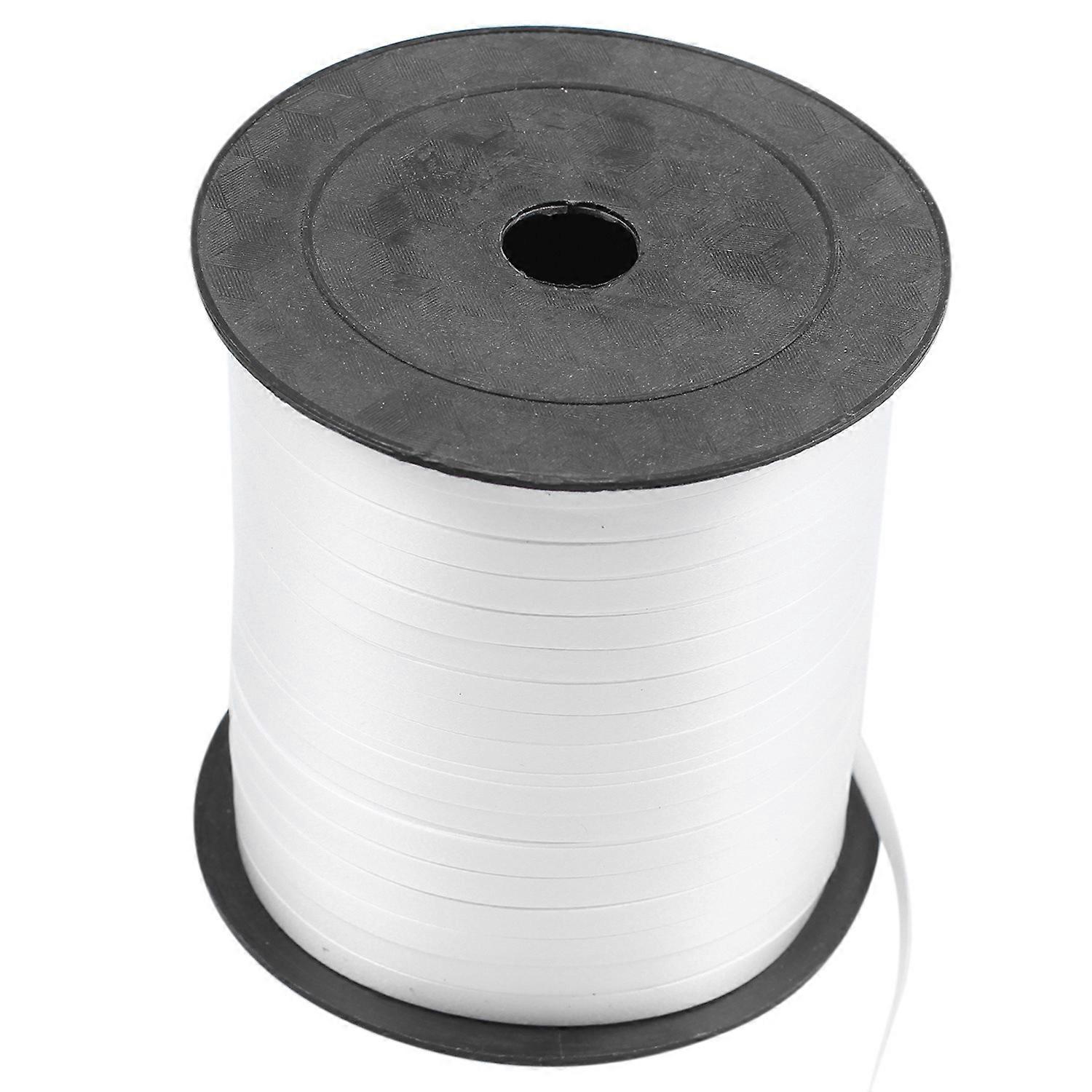 1 Roll Balloon Ribbon 225m 5mm for Wedding white