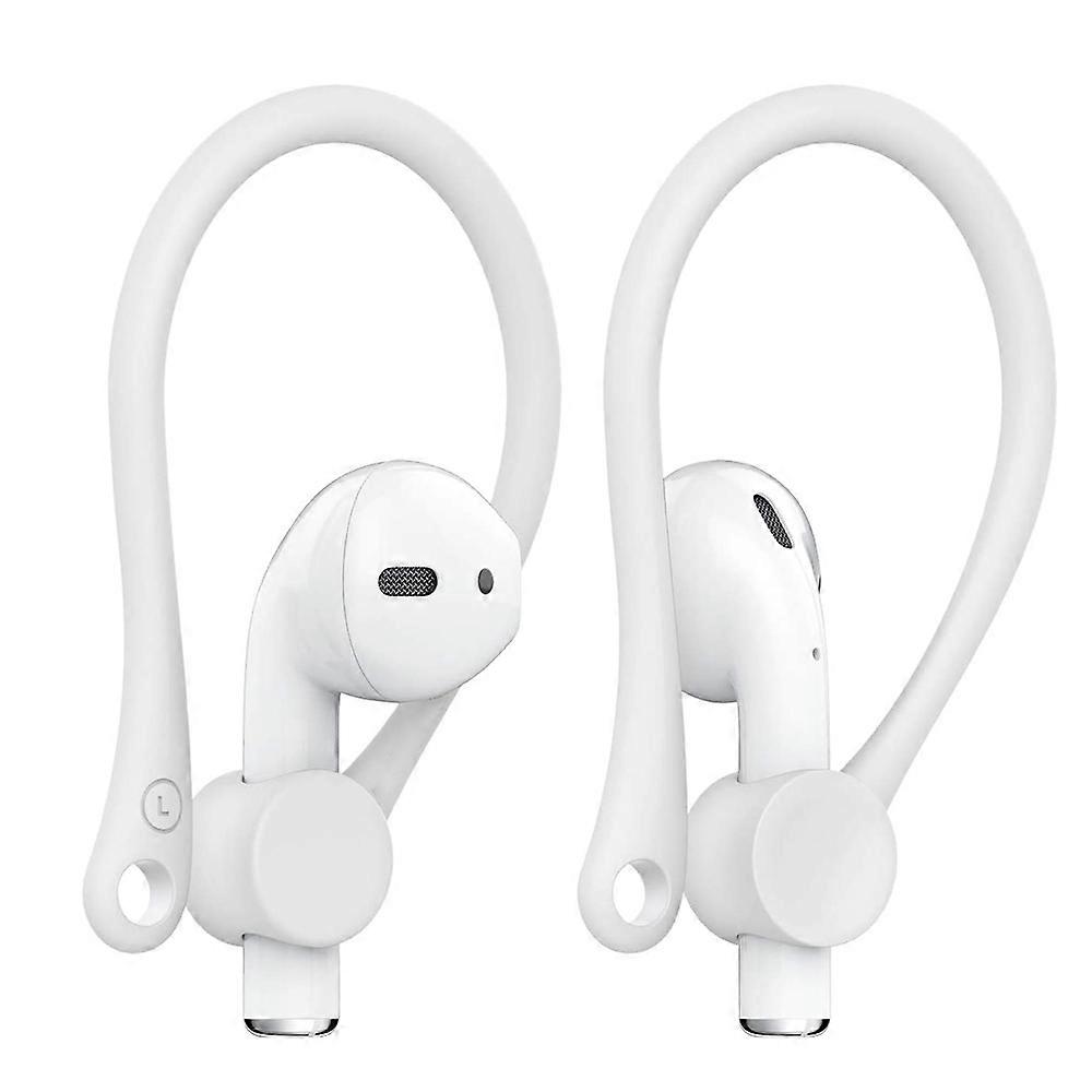 PIAO 2Pair Ear Hooks Designed for Apple AirPods 1, 2, 3 and Pro, AirPods Ear Hooks for Running, Jogging, Cycling, Gym