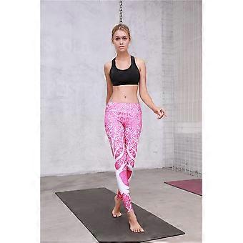 Legging Yoga Femme Dentelle - Polyester, Coupe Galbante - Pour Sport, Fitness, Course - Taille S à 3XL