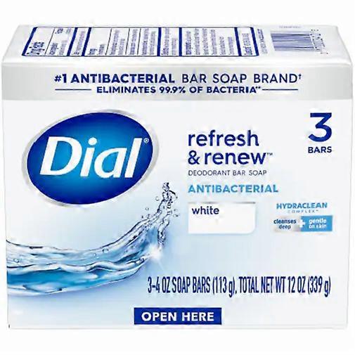 Dial Refresh & Renew White Bar Soap