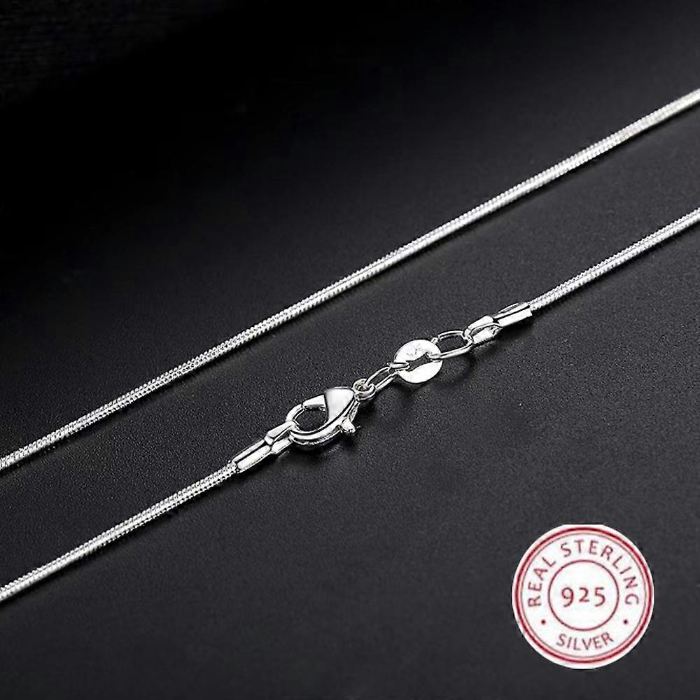 Ασημένια αλυσίδα κολιέ φιδιών υψηλής ποιότητας 16-30inch για τα κοσμήματα αρραβώνων γάμου μόδας ανδρών γυναικών