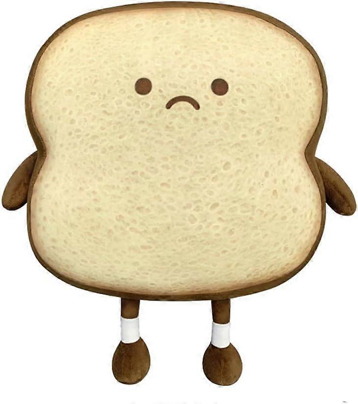 Toast Bread Pillow Funny Food Plush Toy Pillows Small Cute Stuffed Plush Toast Sofa Pillow (Toast Bread, Brown),2024 Ping