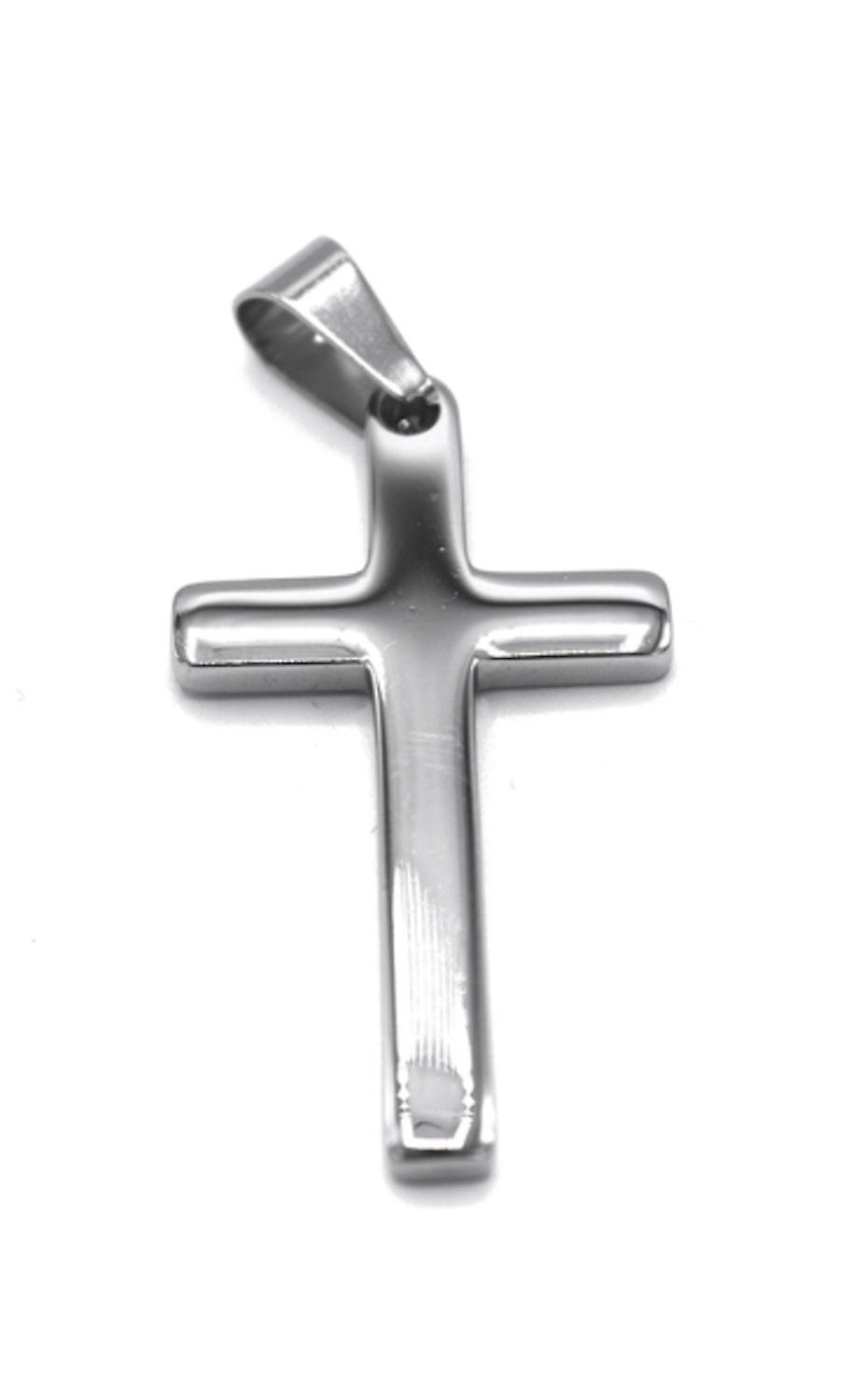 Silver cross pendant 