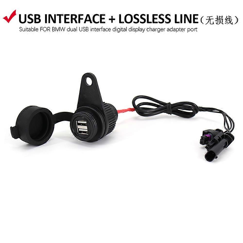 قطع غيار الدراجات النارية USB مزدوج المقبس K1600B K1600GT GTL K1200R K1200GT K1300GT R80R R nineT R9T G310GS G310R C400GT C400X ADV