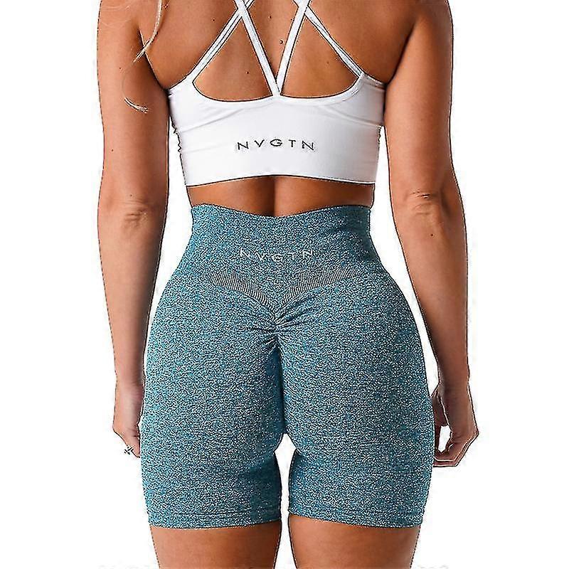 Nvgtn Scrunch Seamless Shorts Spandex Shorts Γυναίκα Fitness Ελαστικό Αναπνέει Ανύψωση ισχίου Αναψυχή Αθλητισμός Τρέξιμο Z