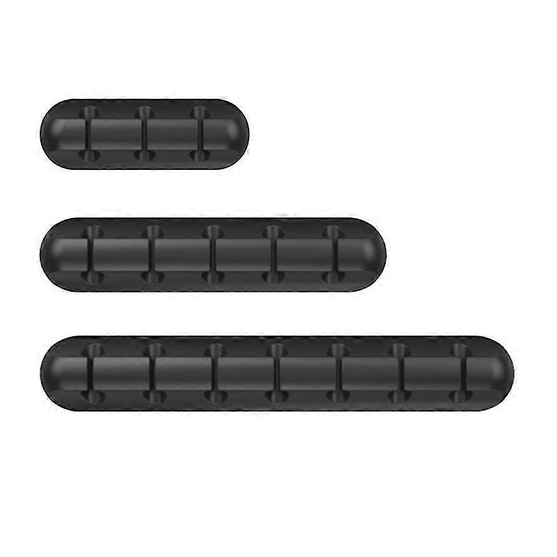 3pcs Self-adhesive Cable Fixing Cable Clamp Sticky Wire Line Fixing Clamps