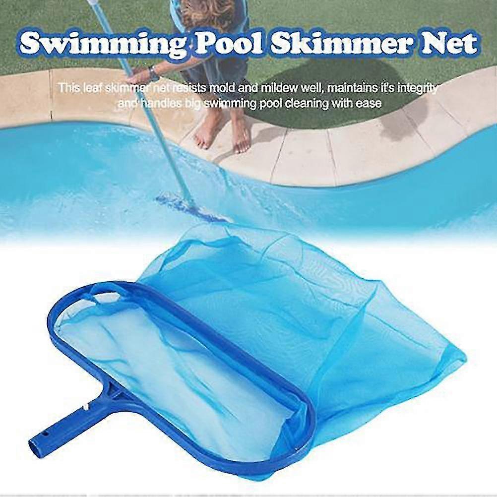 Swimming Pool Cleaning Leaf Skimmer Net - Fish Pond & Pool Skimmer Net with Mesh Frame