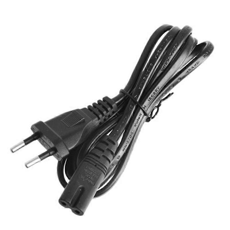 1.5M C7 to 2 Pin EU Plug 8 AC Power Cable Lead Cord for Camera Notebook Charging