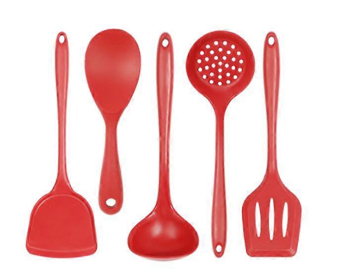 Silicone Kitchen Utensils Heat Resistant, Easy to Clean Cooking Utensils Set of 5