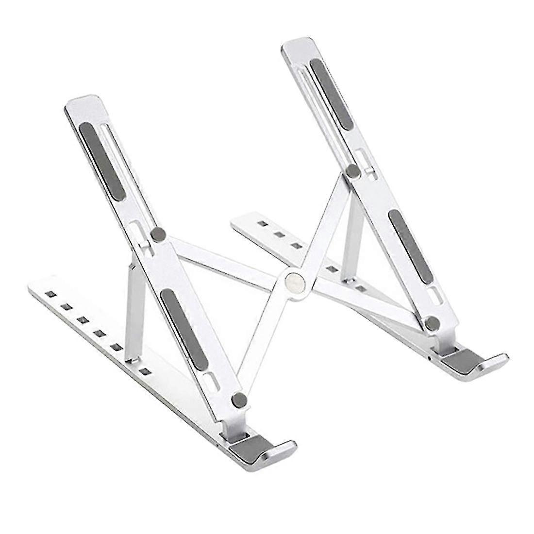Laptop Cooling Stand Portable Aluminum Alloy 7-level Height Adjustable Lifting Folding For 10 -15.6