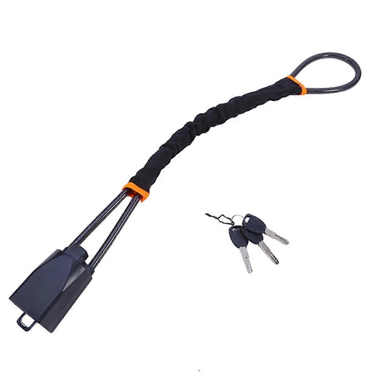 Car Steering Wheel Lock Universal Seat Belt Anti-Theft Lock with 3 Keys Anti-Theft Device for Most