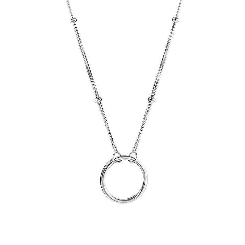 Circle Pendant Simple Personality Necklace