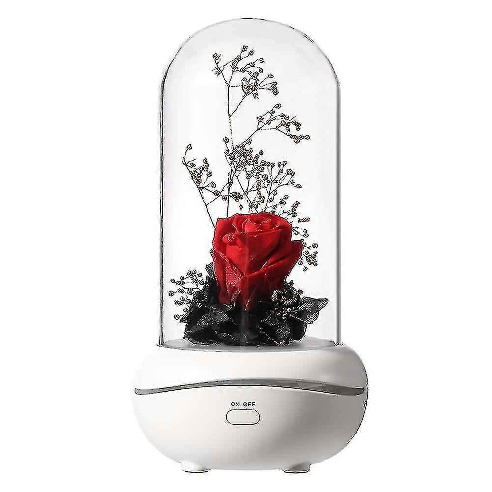 Preserved Lamp Aromatherapy Machine Oil Diffuser With 7 Colors Changing Light(red)