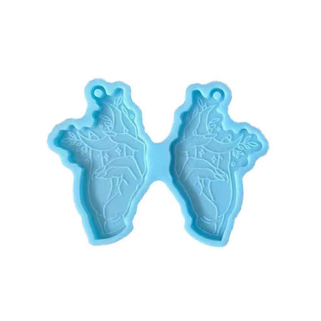 Leaf Flower Heart Shape Silicone Handmade Mold For Valentine's Day Gift Making