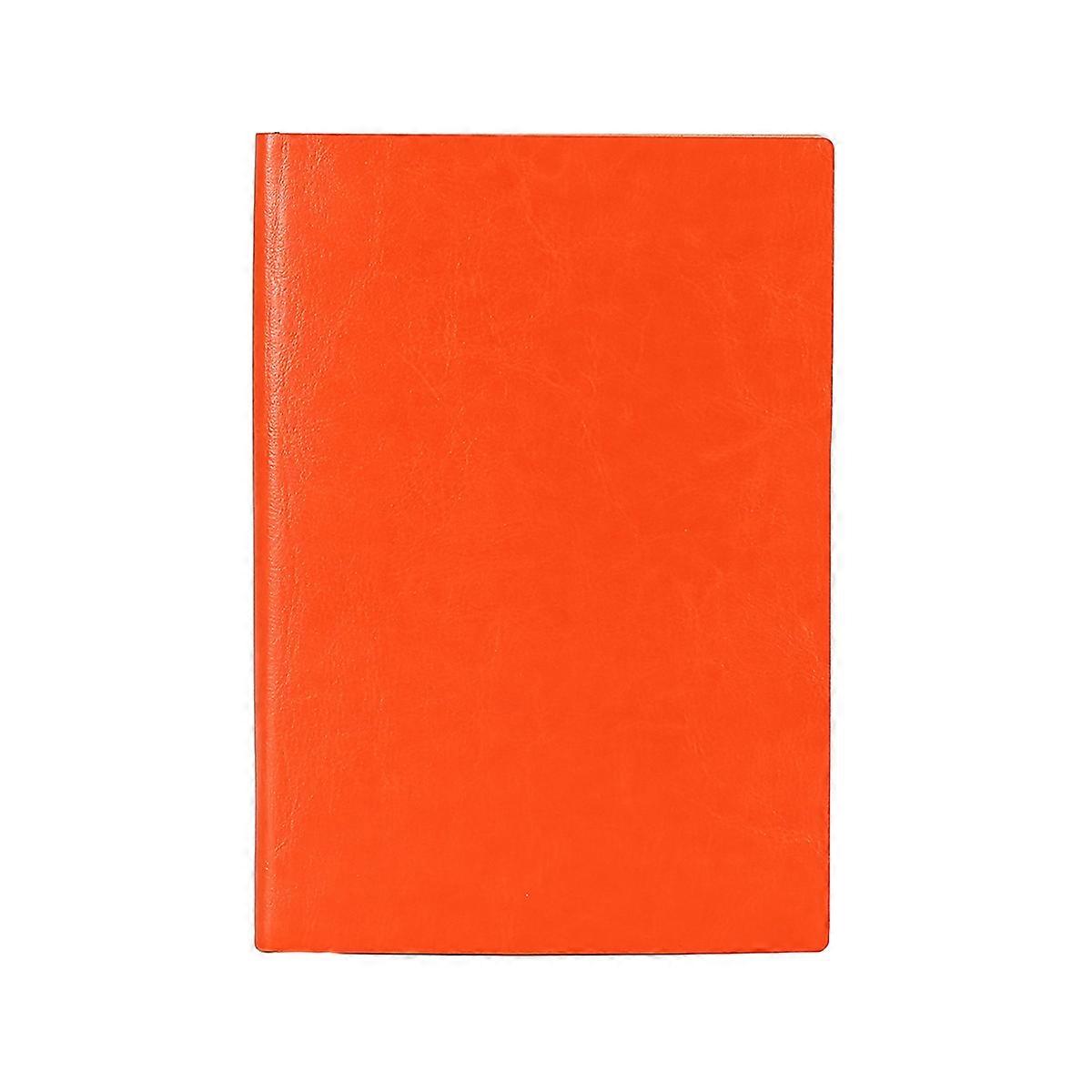 Large horizontal notebook, vegan leather, cream lined paper | writers, journalists, business meetings and students