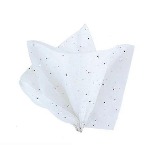 Papier de soie scintillant classique de fête unique (paquet de 5)