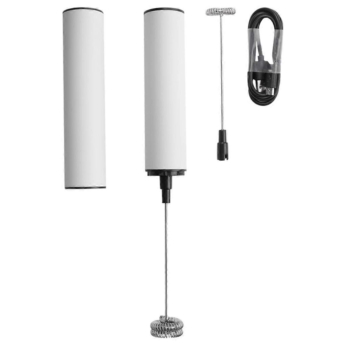 Electric Milk Frother Mini Portable USB Rechargeable Foam Maker Handheld Foamer High Speeds Drink M