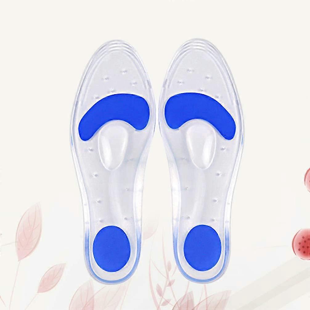 Insoles Silicone Gel Arch Support Orthotic Shoe Insert - Relieve Plantar Fasciitis Pain Release Heel Bone Spur Calluses and Corns Massage Heels and Me