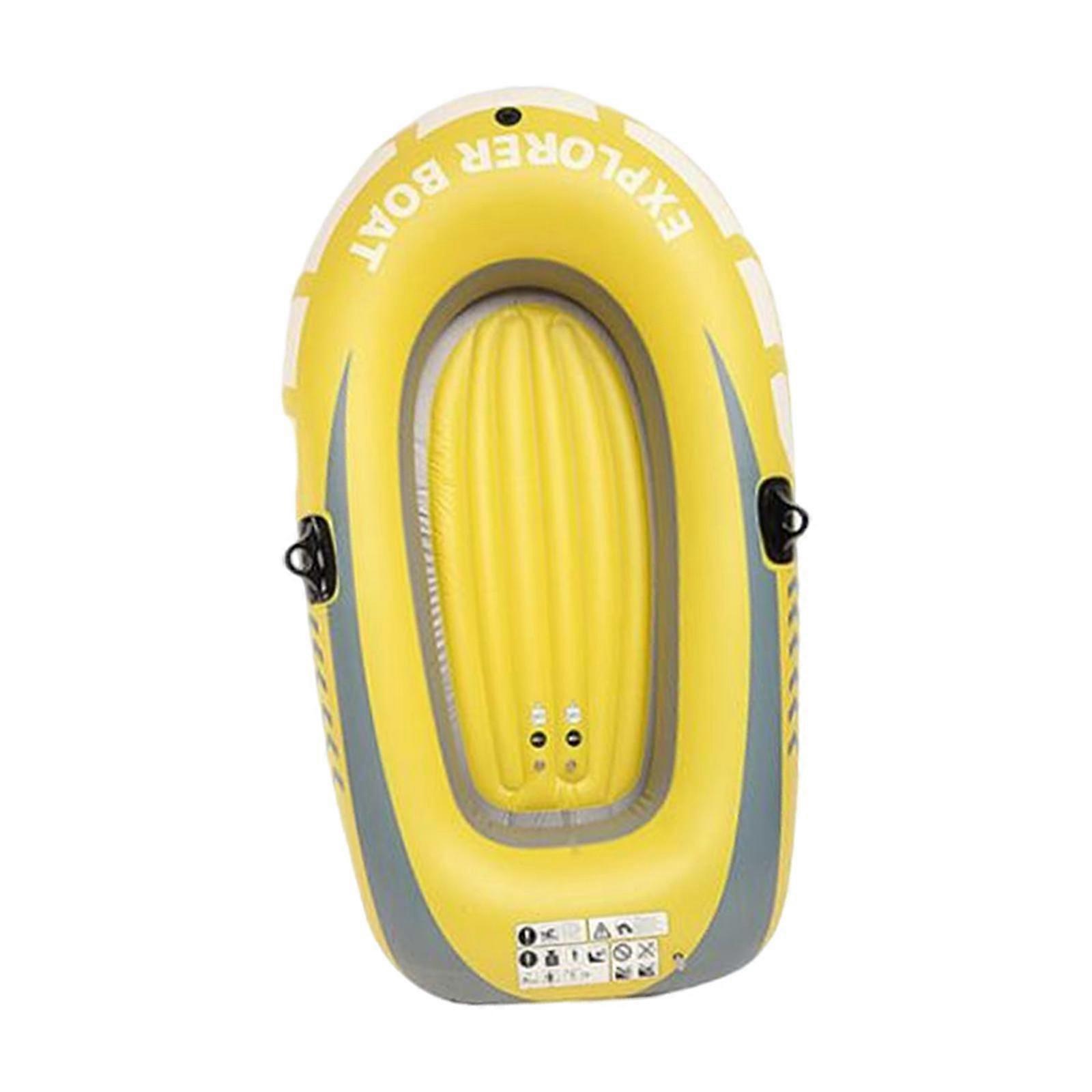 Inflatable Kayak Lake Floats Boat Inflatable Boat for Drifting Tourism Ponds Small No Oars