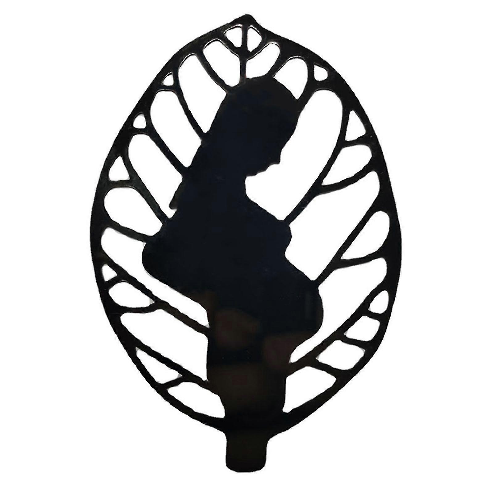 Mother's Day Leaf Art Decoration Black Leaf Pattern Silhouette Wall Ornament
