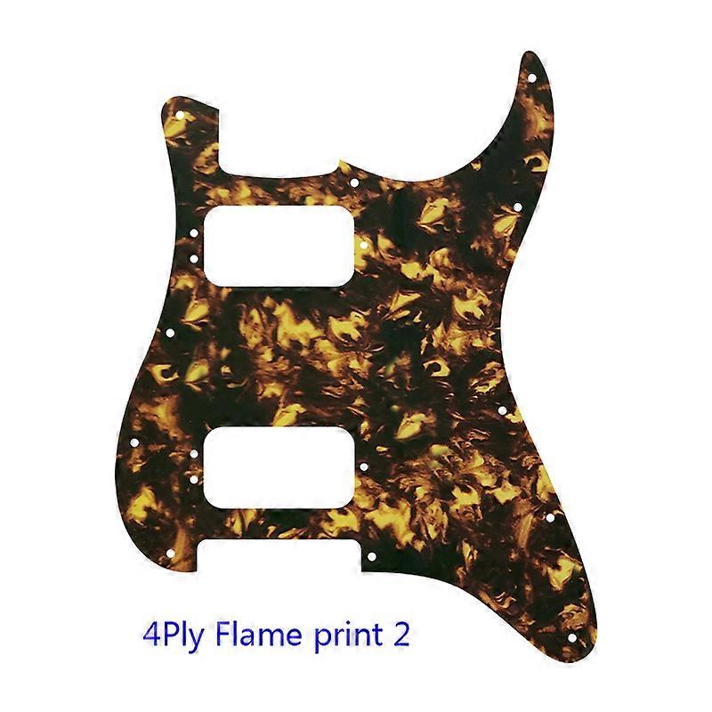 Tilpassede gitardeler for 72' 11 skruehull Standard St Deluxe Humbucker HH Gitar Plektrebrett Scratch Plate Ingen bryterhull