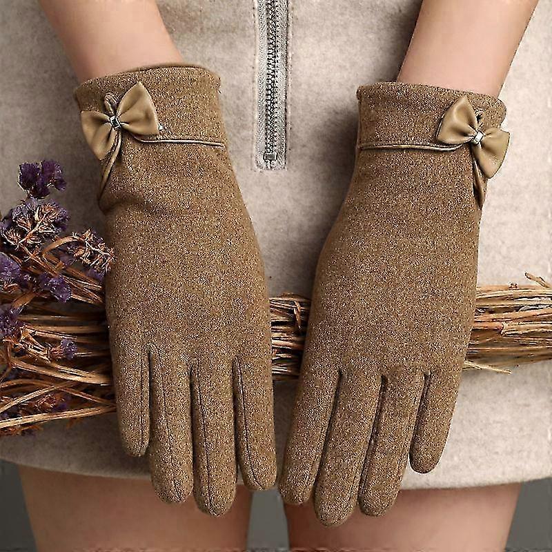 Winter Women's Warm Bow Gloves