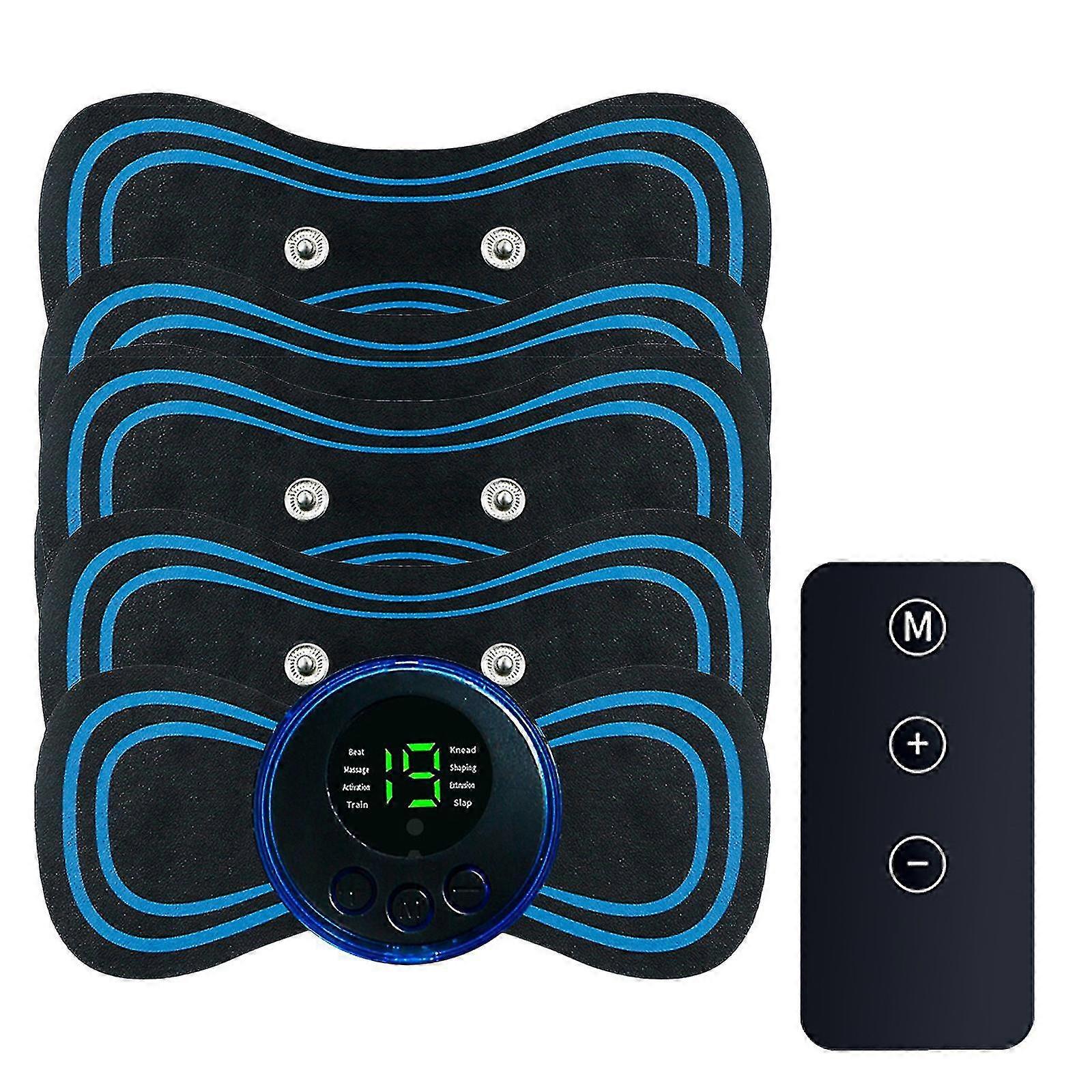 Microcurrent Ems Mini Aparat de masaj, EMS Bioelectric Acupoints Massager Mat, pentru arme, gât, umăr, spate, talie, picioare