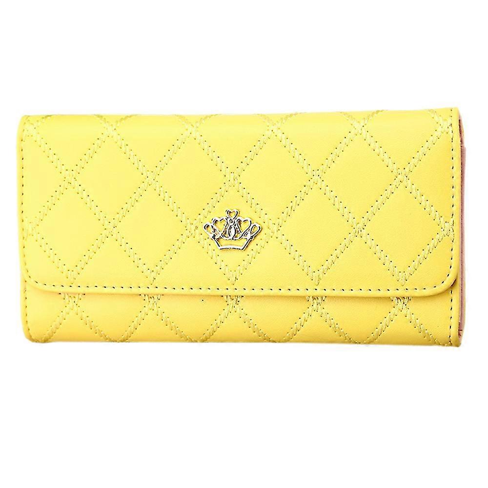 Pu Leather Stylish Zipper Crown Coin Purse
