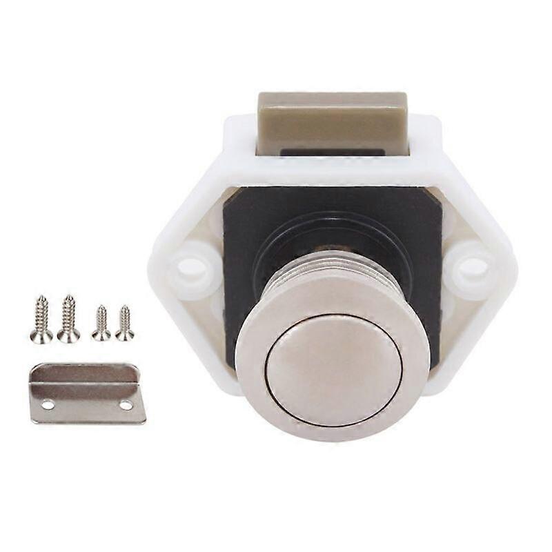 Diameter 20mm Camper Car Push Lock RV Caravan Boat Drawer Latch Button Locks For Furniture Hardware