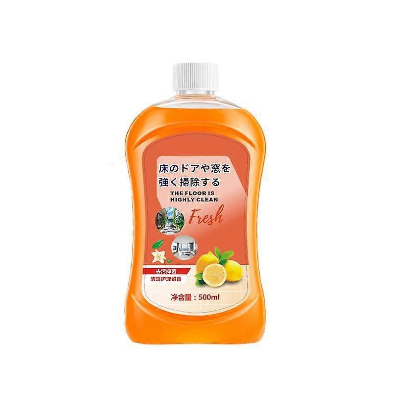 Nettoyant pour sols puissant décontamination et détartrage nettoyant pour sols en bois liquide de polissage et d’éclaircissement pour carrelage citron 500ml