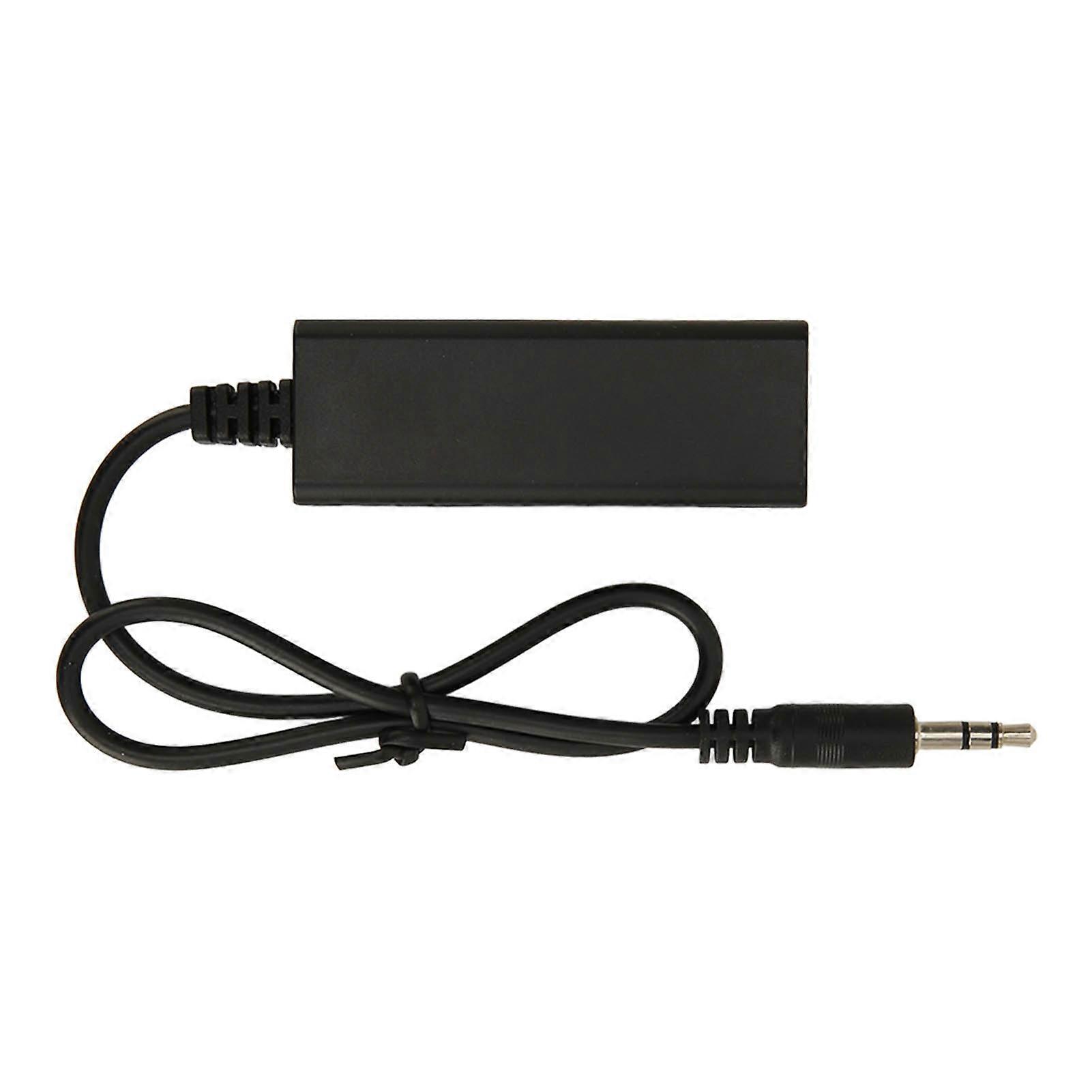 3.5mm Ground Loop Noise Isolator Eliminate Buzzing Noise Plug and Play Portable Noise Isolator compatible Car Sound