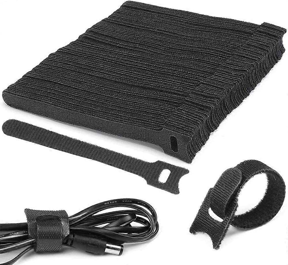 Cable Ties, 150Pcs Cable Ties, Cable Ties Set, Cable Straps, Reusable Hook and Loop Straps, Cable Tidy Organizer (150 Pieces)