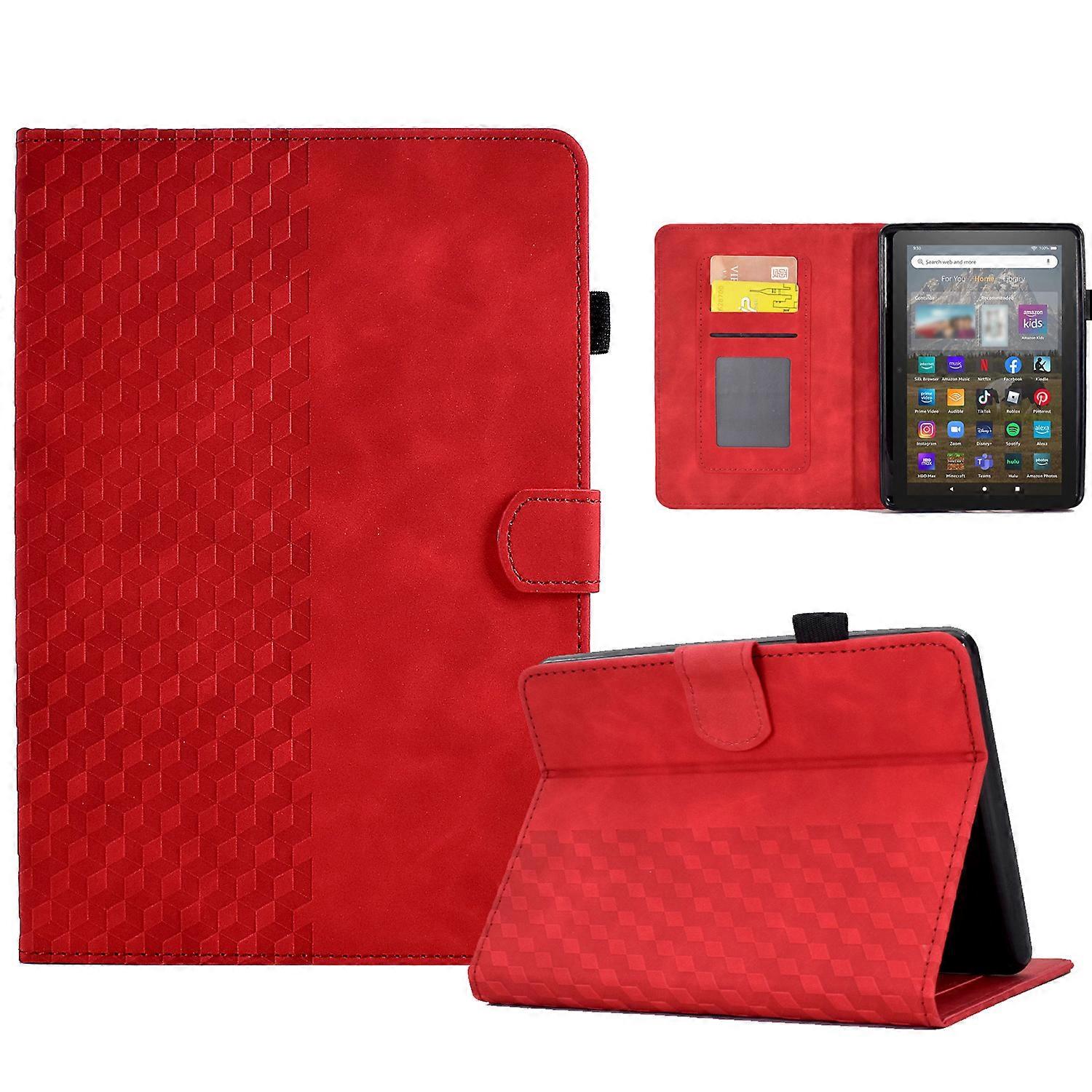 For Amazon Kindle 11th Gen (2022) PU Leather Folding Stand Cover Pattern Imprinted Card Holder Tablet Shell with Auto Wake / Sleep