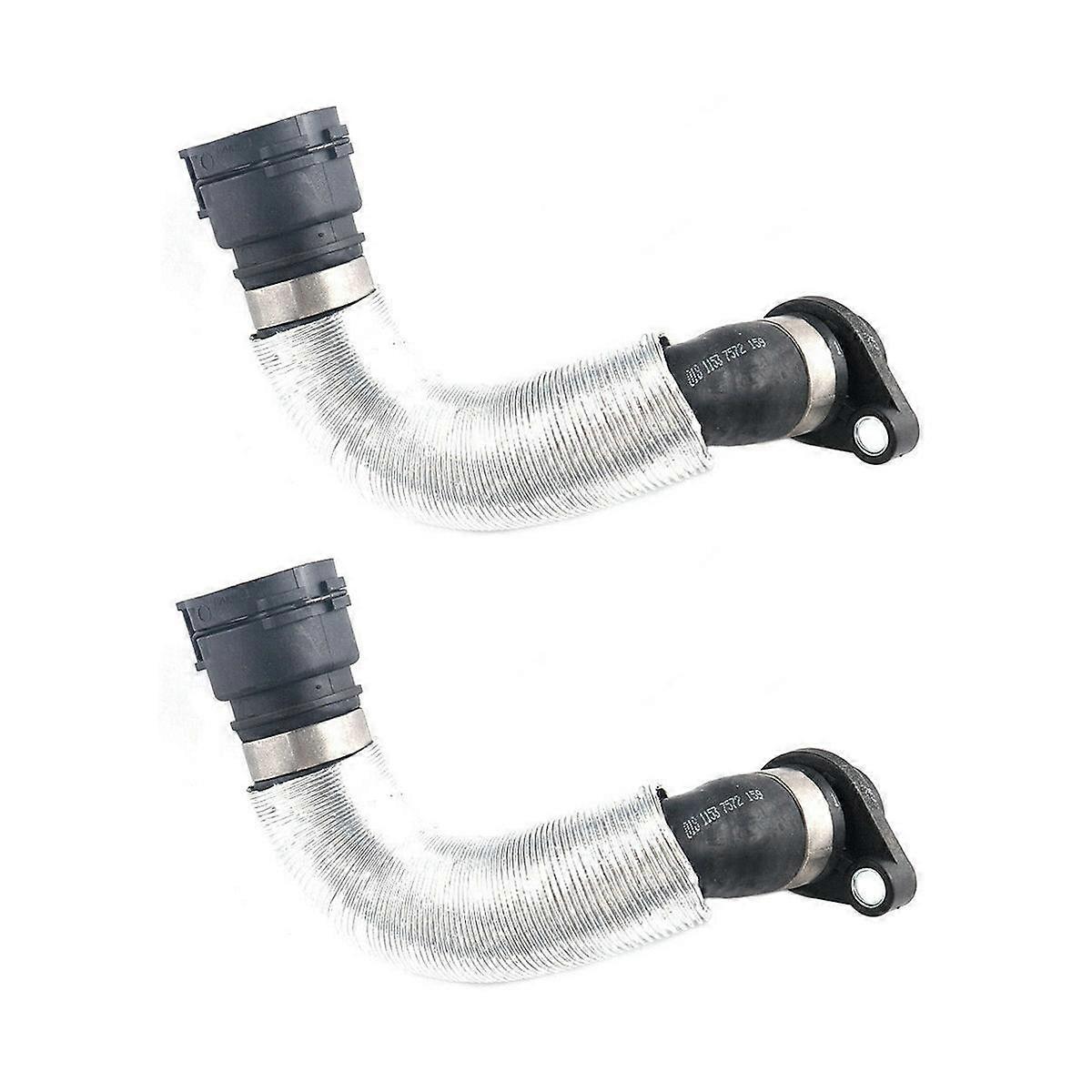 2PCS Radiator Coolant Hose Water Pipe for X1 Z4 E88 E87 E82 11537572159