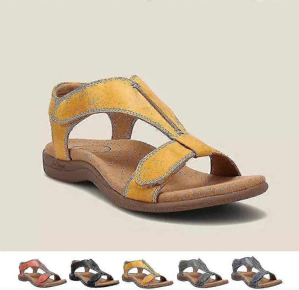 Women's Comfortable Sandals, Sursell Sandals, Flat Beach Casual Sandals