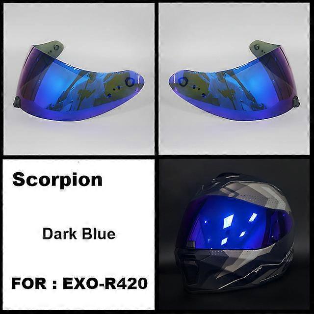 Capacete SCORPION EXO-R420 Helmet Visor Shield Lens Motorcycle Accessories Full Face Helmet Anti-UV Scorpion EXO-R420 Casco Moto
