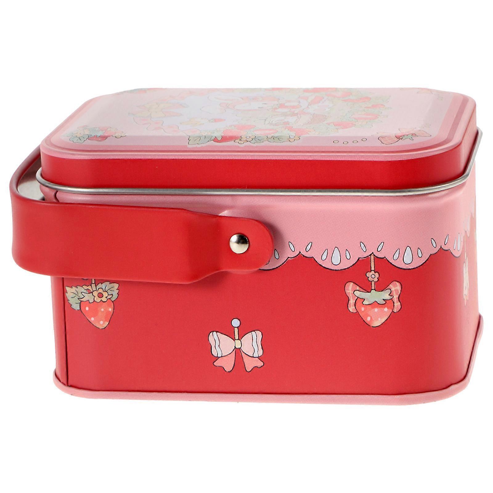 Easter Gift Box Cartoon Rabbit Pattern Candy Container Cookies Case Small Tea Leaf Box