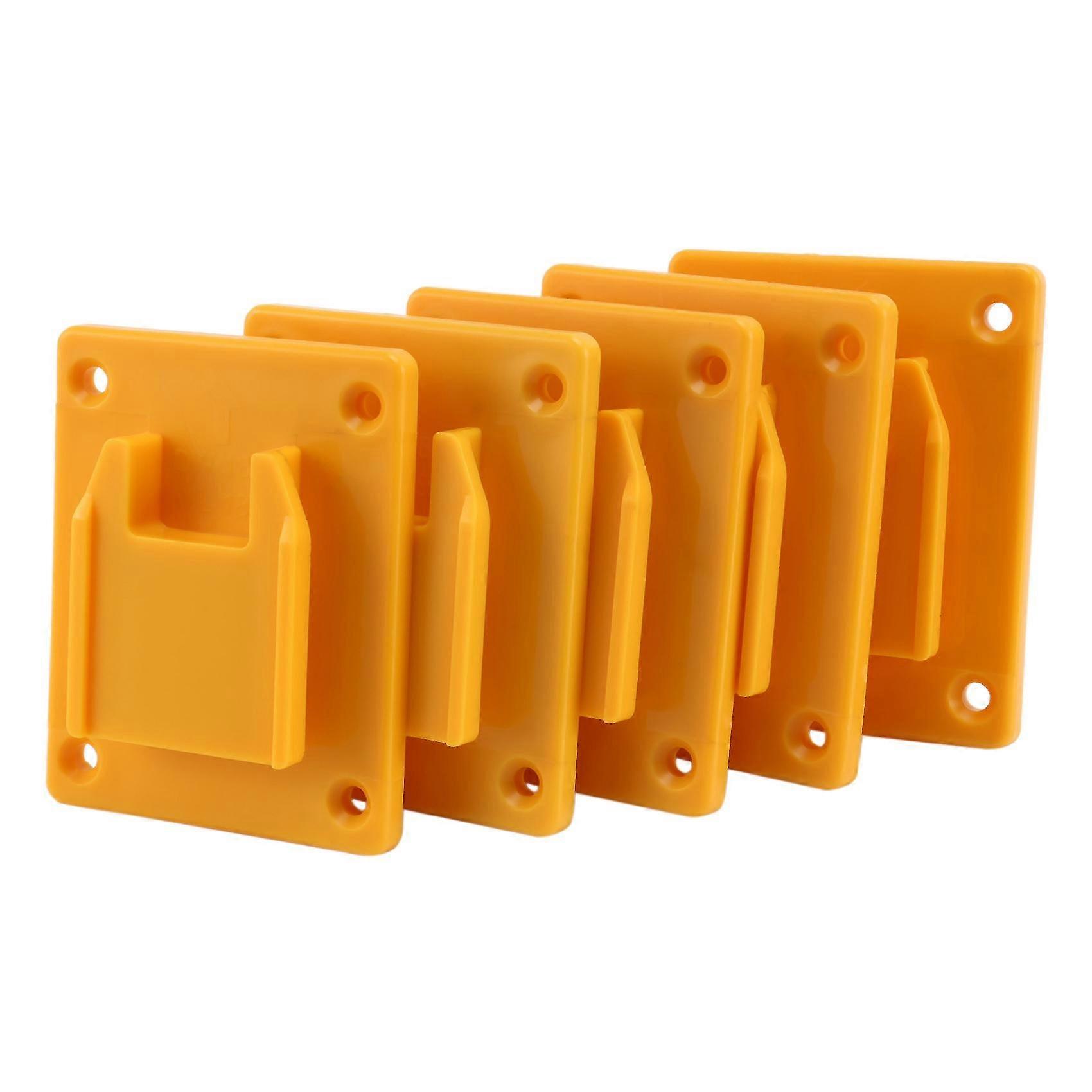 5 db rögzítő tartó Dewalt 20V, 12V fúróhoz, M18 fúróhoz (sárga)