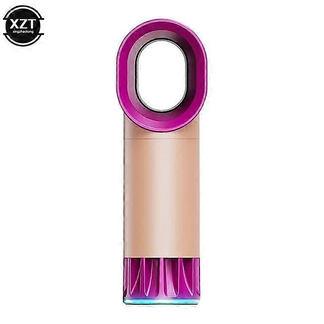 Powered Hand Fans Portable USB Rechargeable Fan Handheld Mini Fan Small Air Cooler Handheld Bladeless Fan Home Dorm Office Fan