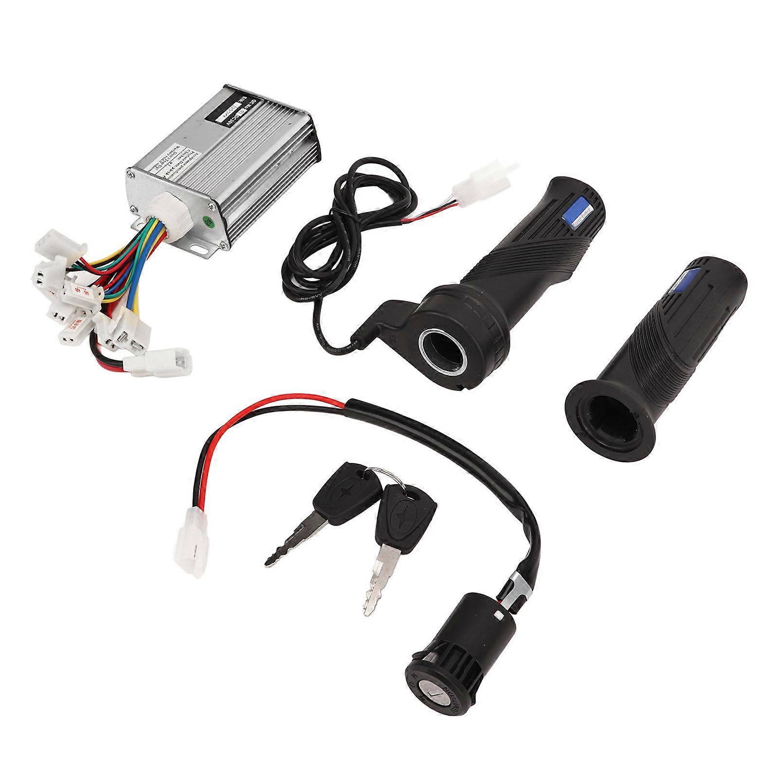 36V 1000W Motor Controller with Throttle Grip for Electric Bike Kit