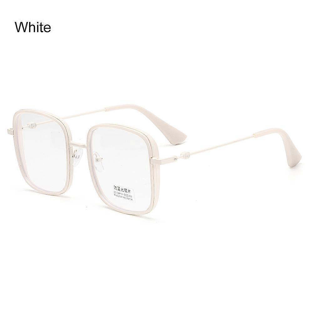 Replaceable Lens Eyeglass Oversized Frame Anti Blue Light Glasses Office