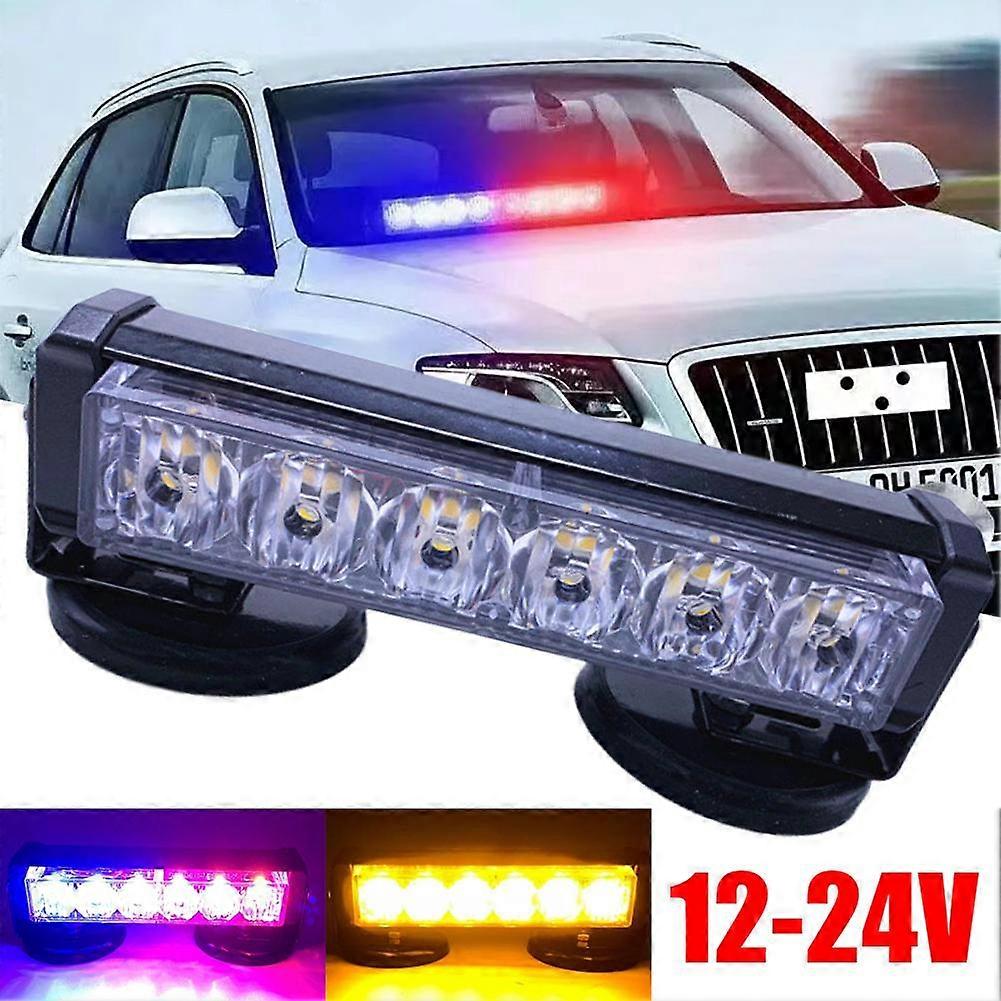 Car Strong Magnetic Flash Light Eternal Starlight LED Light Bar Remote Control