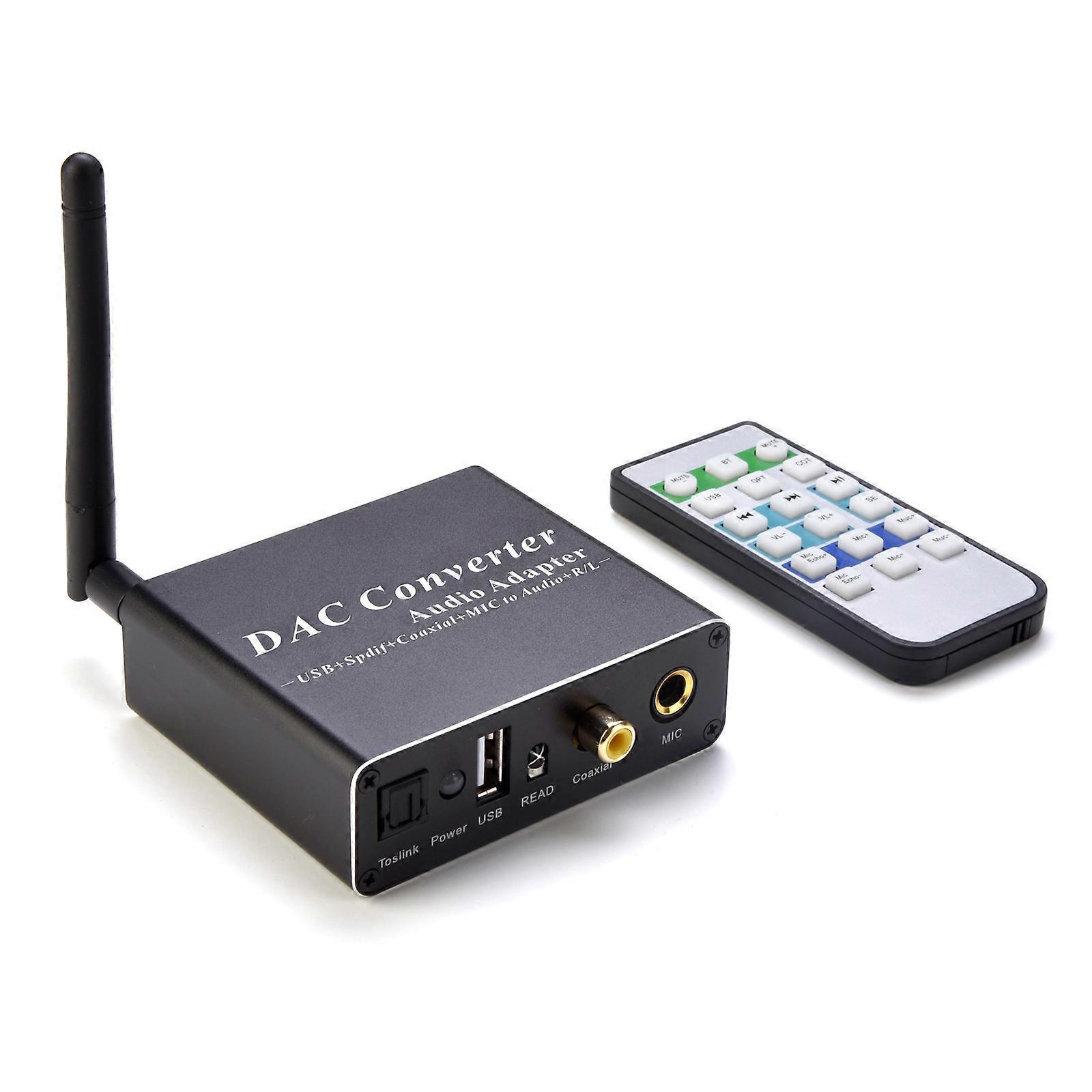 Digital to Analog Audio Converter Optical Fiber Coaxial Signal to Analog DAC