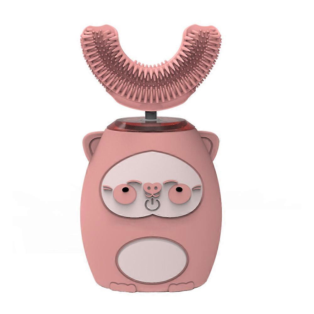 Kids Electric U-Shape Toothbrush with 3 Modes 2 LED UV Lights