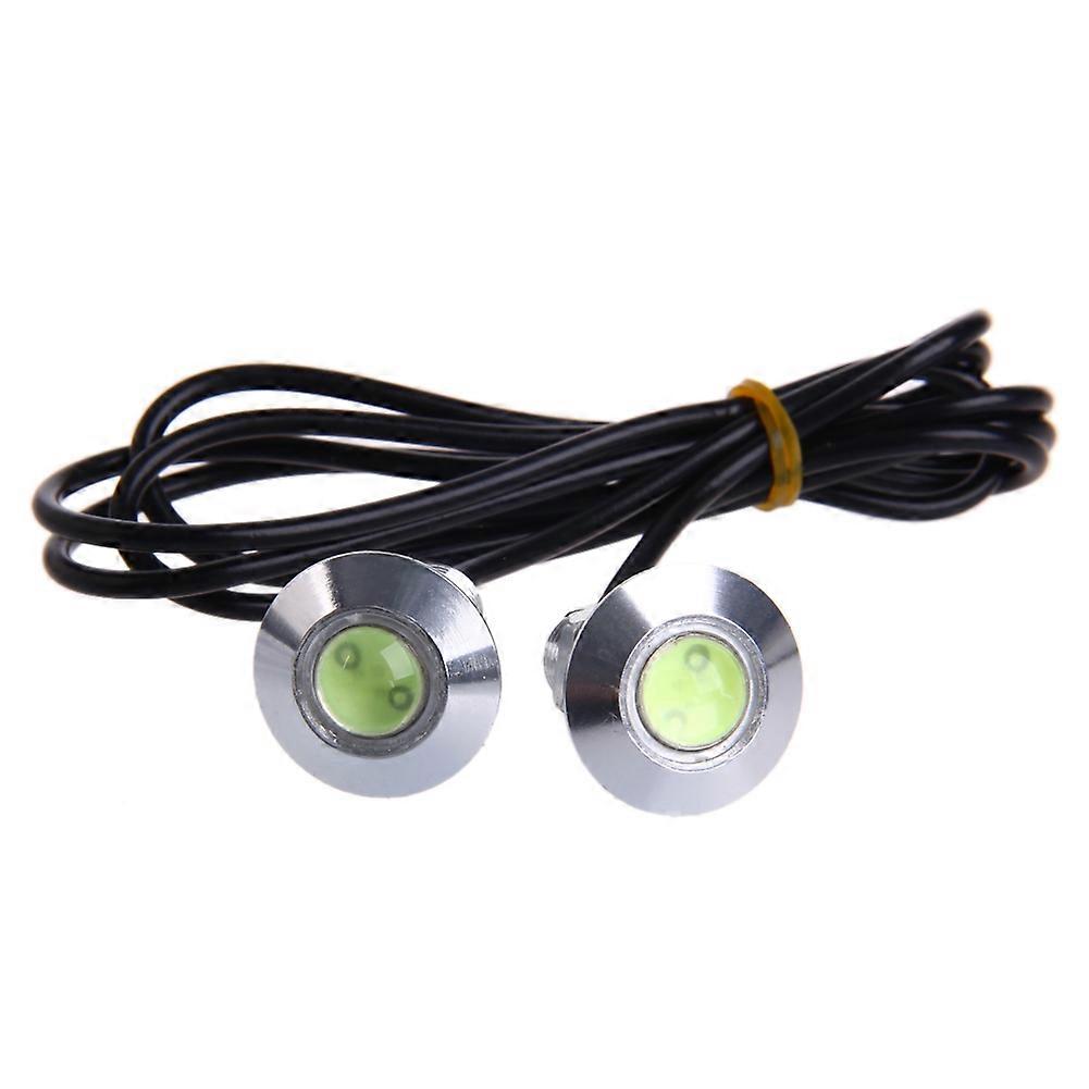 2Pcs Motorcycle Eagle Eye Flash Light Cycling Equipment 12V LED Strobe Lights