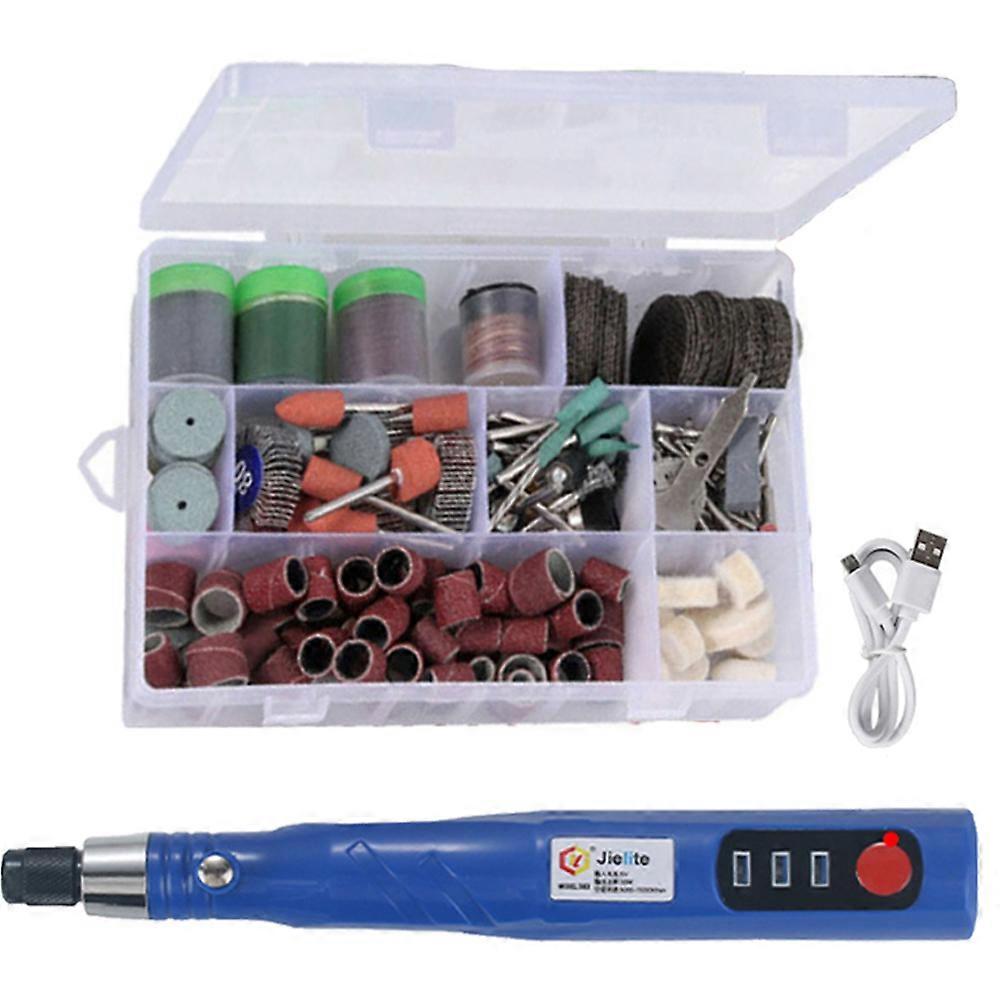 Mini Drill Cordless Electric Drill Grinder Rechargeable Removable Battery Engraving LED 3 Speed Rotary Tool Dremel Engraver