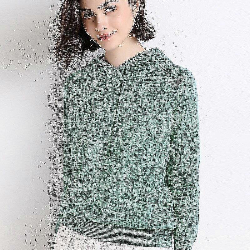 Damen Kaschmir Pullover Kapuzenpullover Pullover Herbst Lockere Wolle Freizeit Tops Strickwaren